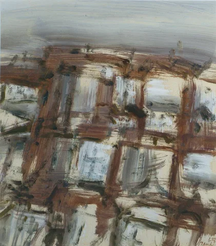 Eugène Brands — Besneeuwde stad