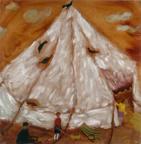 Eugène Brands — Vogels op tent