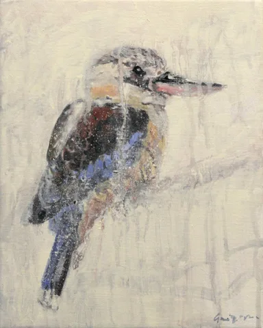 Jacques Grégoire — Three Australian Kingfishers