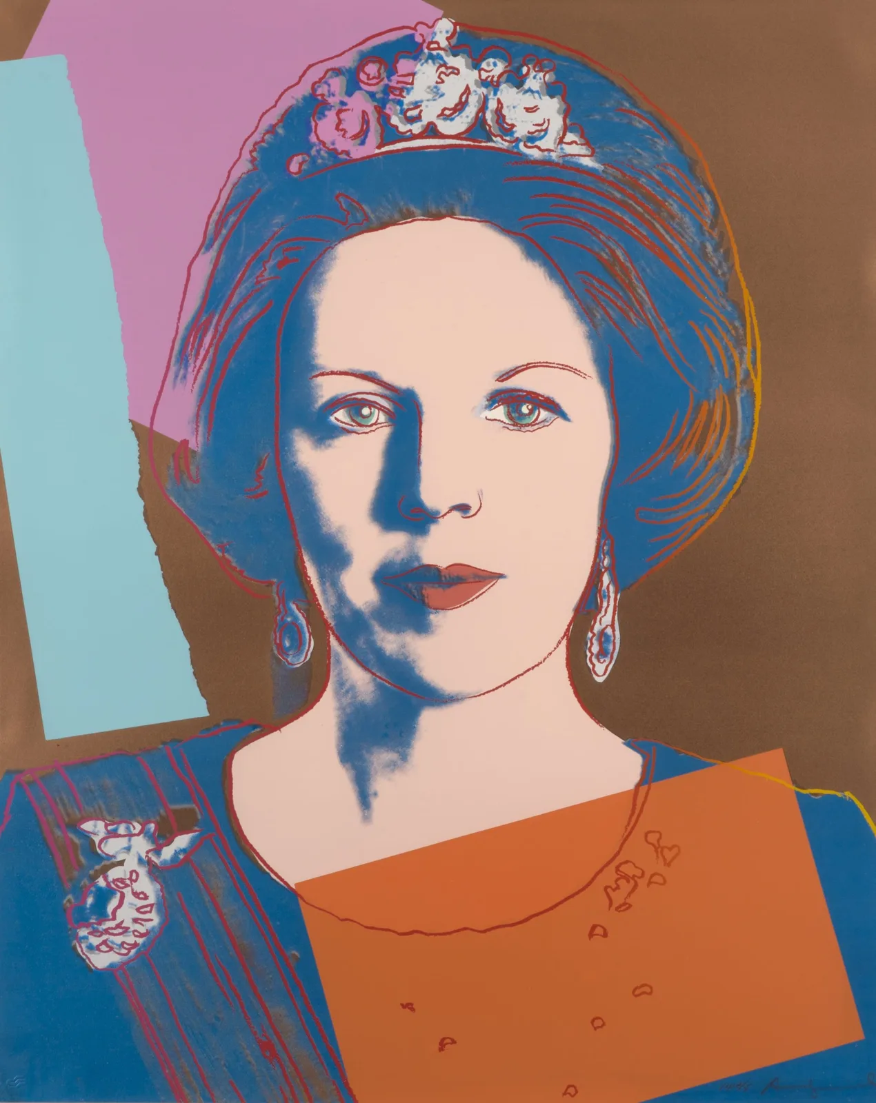 Andy Warhol — Queen Beatrix of the Netherlands