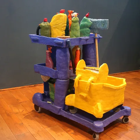 Koos Buster — Schoonmaakerswaagen