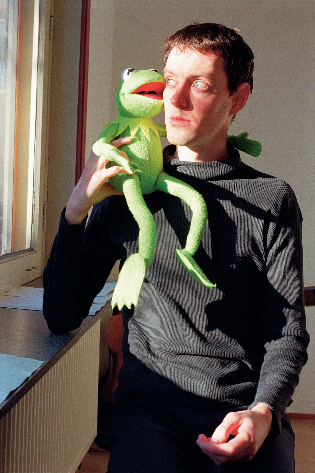 Wouter van Riessen — Zelfportret met Kermit de Kikker