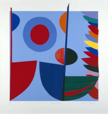 Terry Frost — Newlyn Blue Q