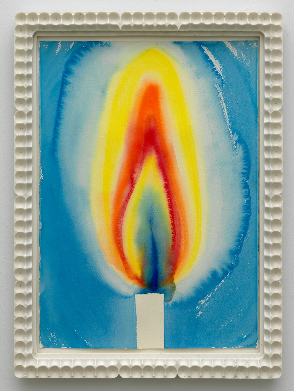 Maria Roosen — kaars/licht(blauw)