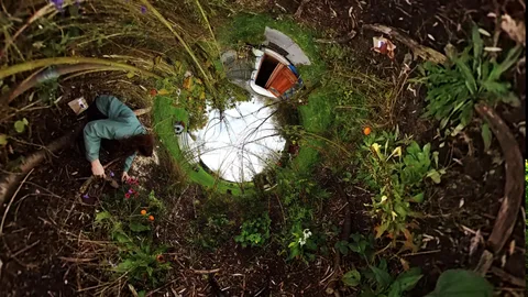 Sophie Steengracht — still from 'The Arched Garden' (VR film)