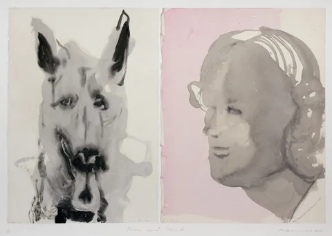 Marlene Dumas — Woman and Dog
