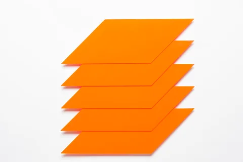 Franck Gribling — 5 Orange Space Shapes
