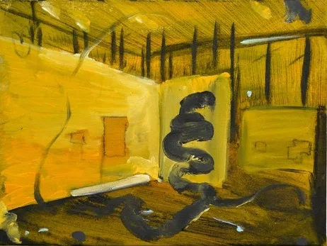 Sam Hersbach — Voortijdige kwastigheid’ Prospects 2024 tentoonstellingsruimte, ‘premature/existence brush-ish'