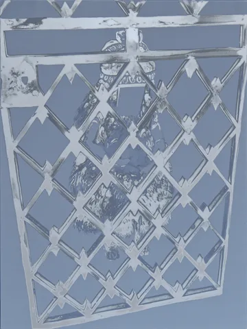 Lucas Lugarinho — Ghost Painting I – Omolu Menino, Behind the Gate
