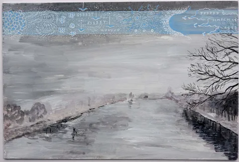 Henk Fakkeldij — Lonely man, lonely landscape