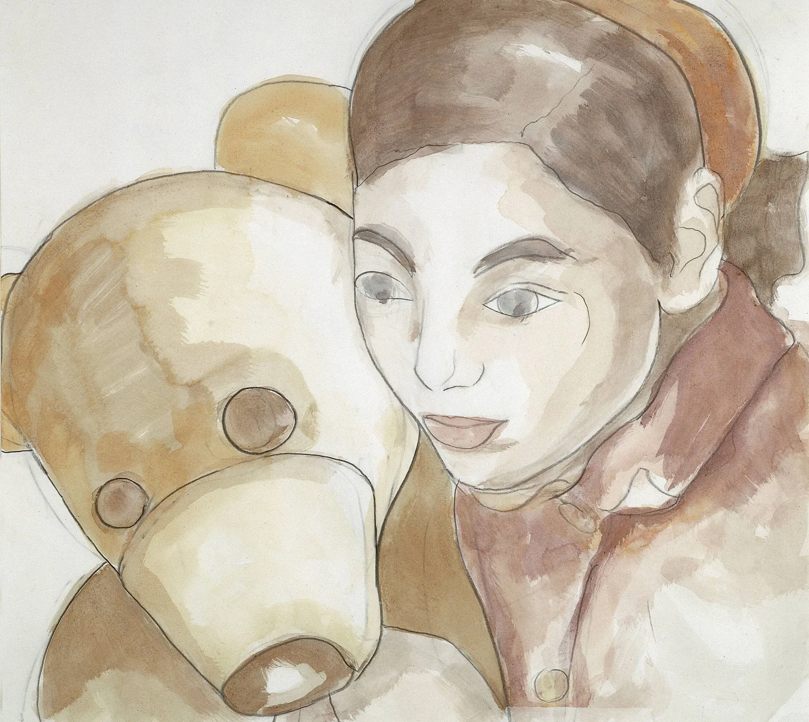 Wouter van Riessen — Meisje met teddybeer