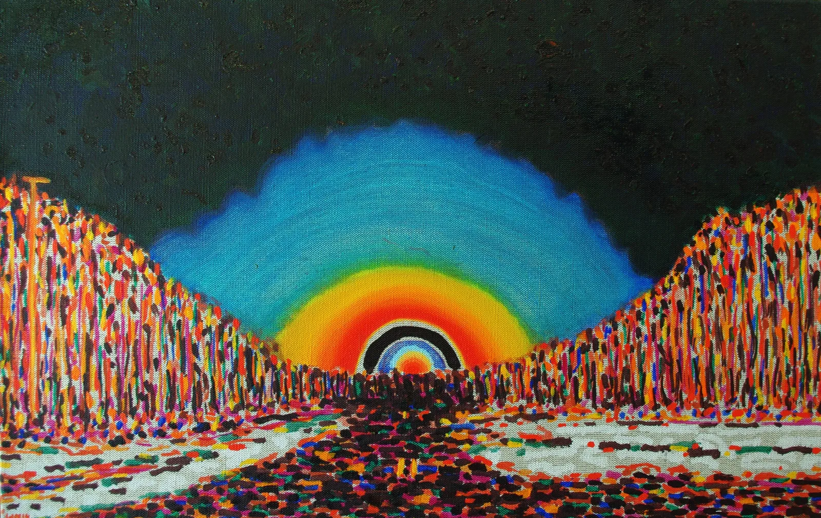 William Monk — Untitled (Orange Moon)