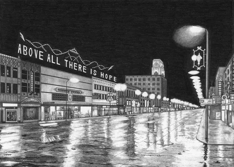 Rik Smits — Glossop Street by Night