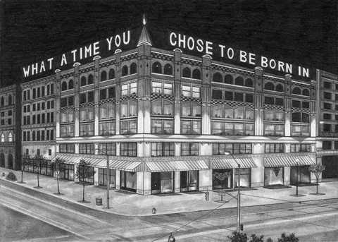 Rik Smits — The Willington Department Store by night