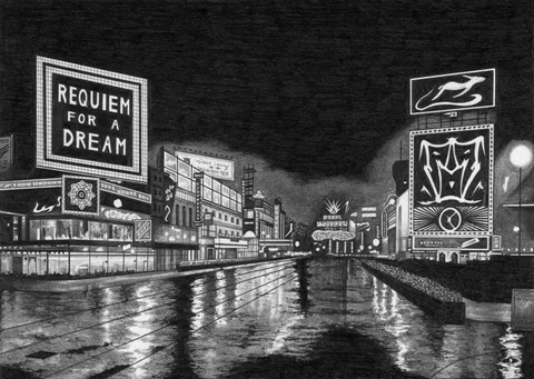 Rik Smits — Crawley Street by night