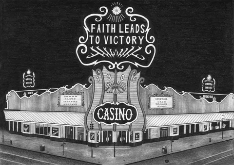 Rik Smits — The Flower Casino by night